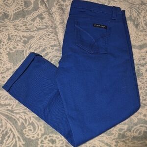Calvin Klein Cobalt Blue Slim Jeans
